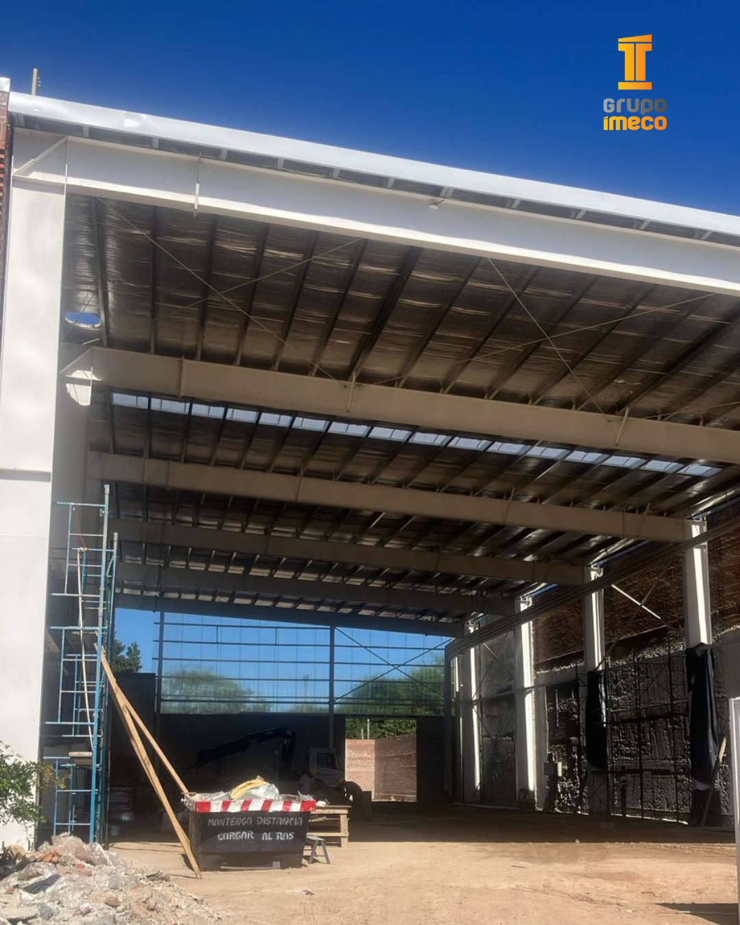 Grupo Imeco Construcciones. Estructuras Panek. Buenos Aires. Ejecución de obras. Naves industriales